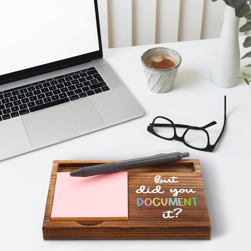 akeke Funny Sticky Note Holder Appreciation Thank You Gifts for HR, Administrative Profession, Nurse, Special Education Teacher, Behavior Tech, Behavior Analyst Self-Stick Note Pad Holders GAA41 - Image 5